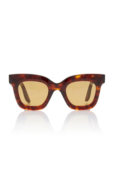 Lapima Lisa Square-frame Tortoiseshell Acetate Sunglasses In Brown