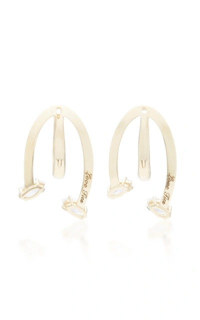 Bea Bongiasca Honeysuckle Love Ties 9k Gold Earrings