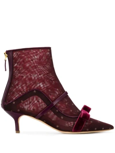 Malone Souliers Claudia Luwolt Boot In Red