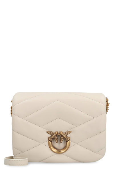 Pinko Love Click Puff Baby Bag In Ivory