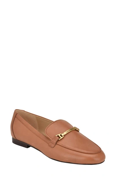 Calvin Klein Sommiya Bit Loafer In Brown
