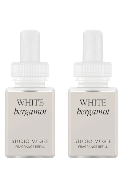 Pura X Studio Mcgee White Bergamot 2-pack Diffuser Fragrance Refills