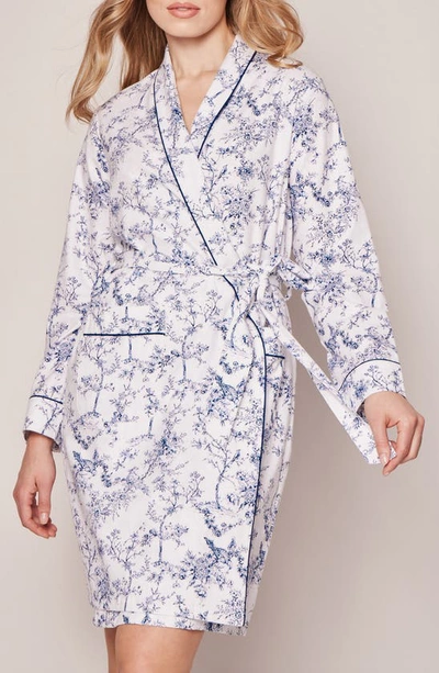 Petite Plume Timeless Toile Robe In White