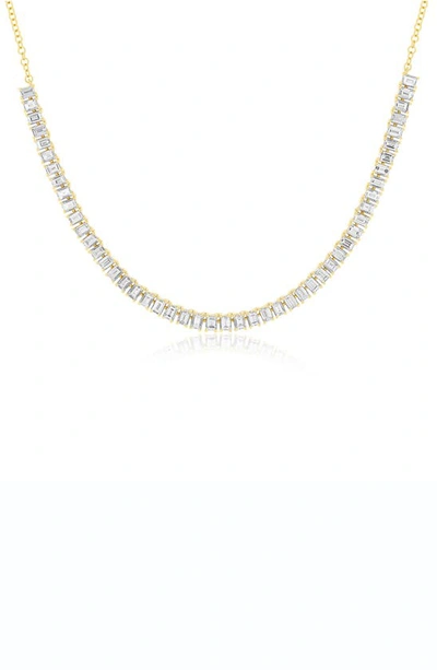 Ef Collection Diamond Segment Chain Necklace In 14k Yellow Gold