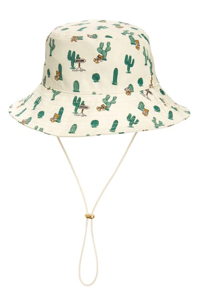 Moschino Bear Cactus Bucket Hat In Colour 1 White
