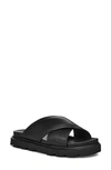 Ugg Capitelle Crossband Slide Sandal In Black