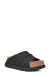 Ugg Sunskip Platform Slide Sandal In Black/brown