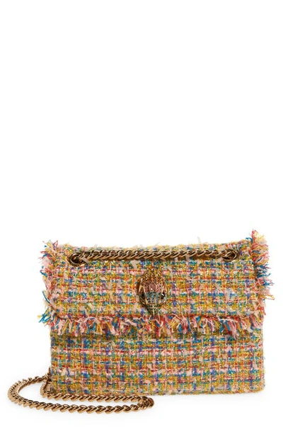 Kurt Geiger Mini Kensington Tweed Crossbody Bag In Multi