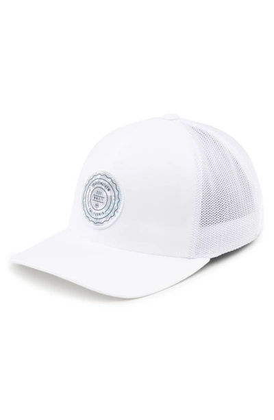 Travis Mathew The Patch Floral Baseball Cap In White