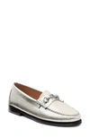 G.h.bass Lianna Bit Weejuns® Penny Loafer In Silver White