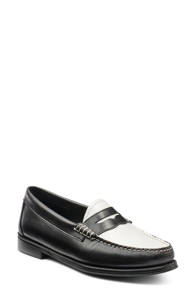 G.h.bass Whitney Easy Weejuns® Penny Loafer In Black/white