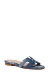 Bruno Magli Fina Slide Sandal In Denim