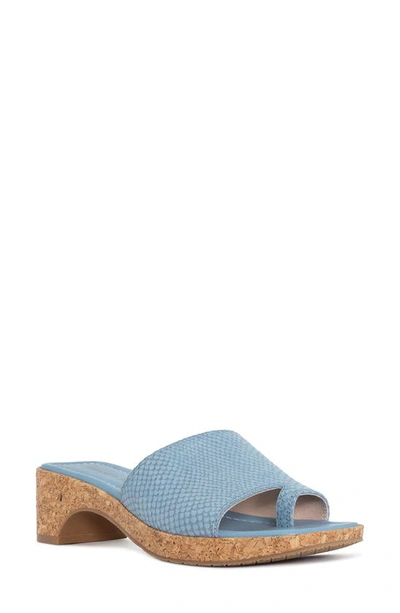 Donald Pliner Top Loop Sandal In Denim