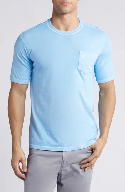 Johnnie-o Ocean Sun Cotton T-shirt In Maliblu