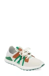 Olukai Manele Golf Shoe In White/ Bamboo