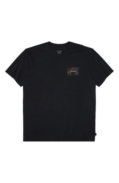 Billabong Reflections Graphic T-shirt In Black