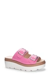 Chinese Laundry Surf's Up Platform Slide Sandal In Pink