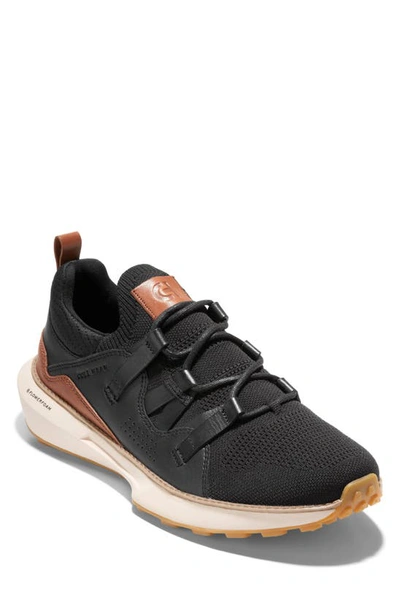 Cole Haan Men's Grandmøtion Ii Stitchlite Lace-up Trainers In Black Tan Ivory