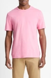 Vince Solid T-shirt In Washed Pink