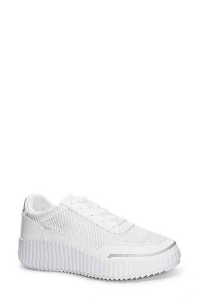 Dirty Laundry Spirited Mesh Sneaker In White