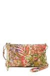 Hobo Darcy Convertible Leather Crossbody Bag In Tropic Print