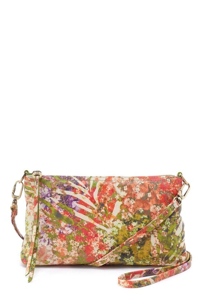 Hobo Darcy Convertible Leather Crossbody Bag In Tropic Print