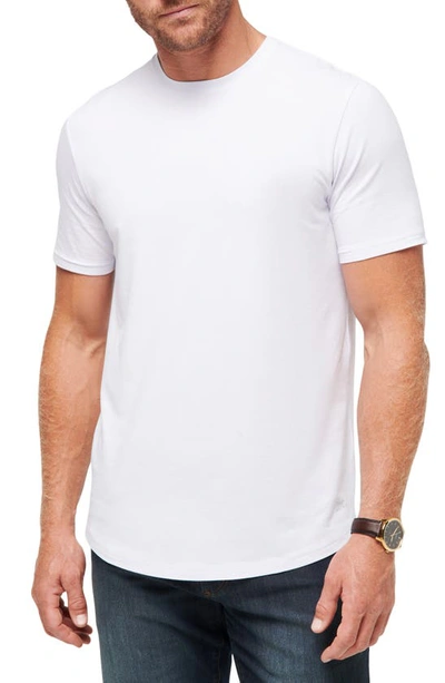 Travis Mathew Cloud Crewneck T-shirt In White