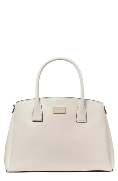 Kate Spade Serena Leather Satchel In Parchment.