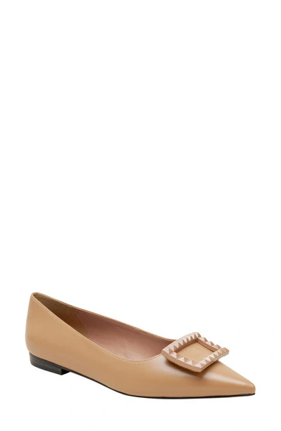 Linea Paolo Nolene Pointed Toe Flat In Desert