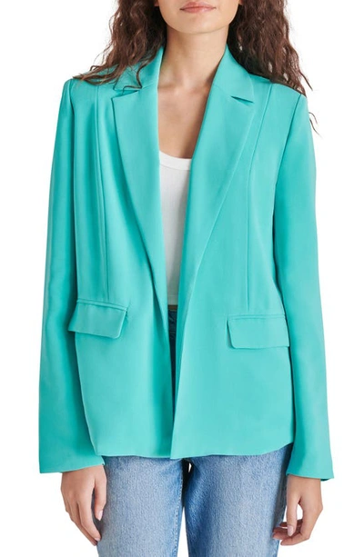 Steve Madden Payton Blazer In Pastel Turquoise