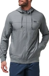 Travis Mathew Wanderlust Hooded Jacket In Quiet Shade