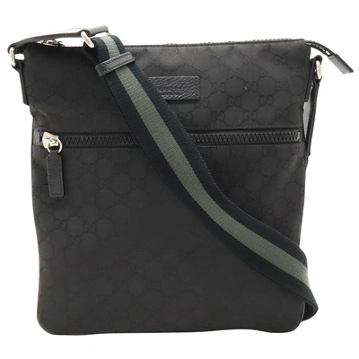 Gucci Gg Supreme Black Synthetic Shopper Bag ()