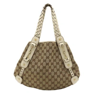 Gucci Pelham White Canvas Shopper Bag ()