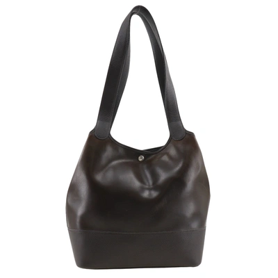 Hermes Hermès Picotin Brown Leather Shopper Bag ()