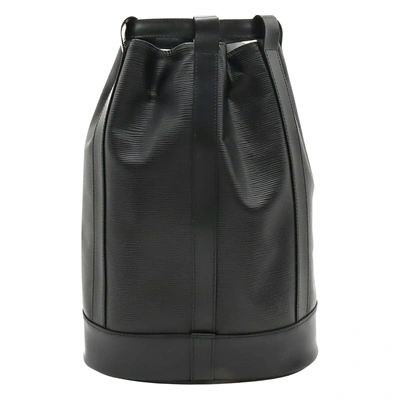 Pre-owned Louis Vuitton Randonnée Black Leather Shoulder Bag ()