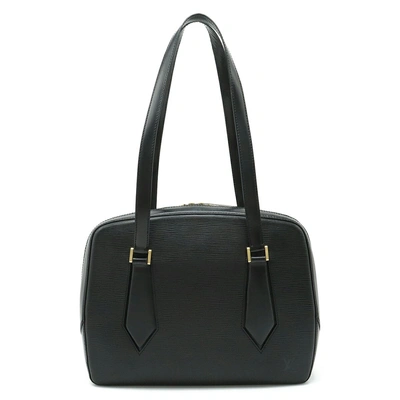 Pre-owned Louis Vuitton Voltaire Black Leather Shoulder Bag ()