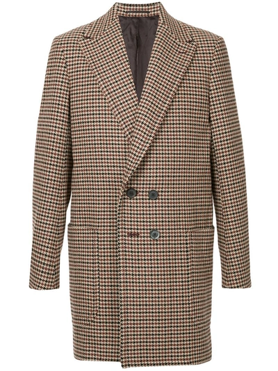 Kolor Plaid Fitted Blazer - Brown