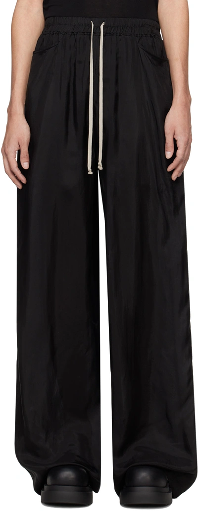 Rick Owens Lido Wide-leg Trousers In 09 Black