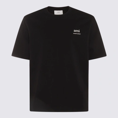 Ami Alexandre Mattiussi Ami Paris T-shirt E Polo Nero In Black