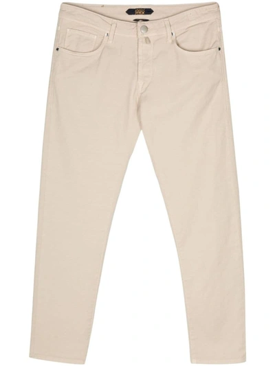 Incotex Blue Division Jeans In Beige