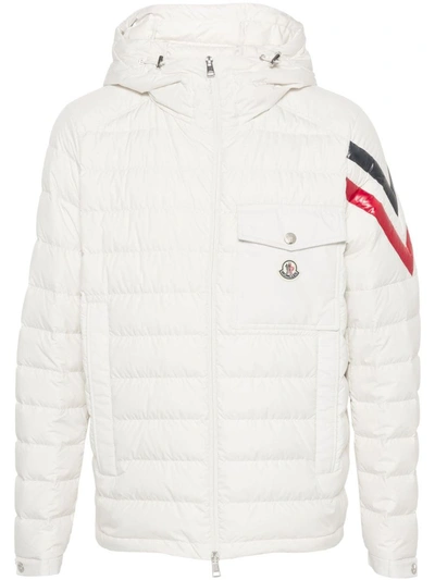 Moncler Coats In White