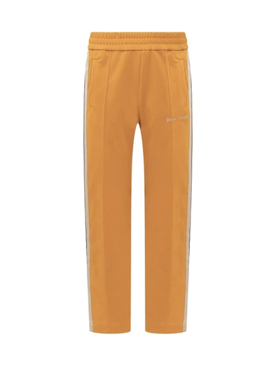 Palm Angels Logo Track Trousers In Orange