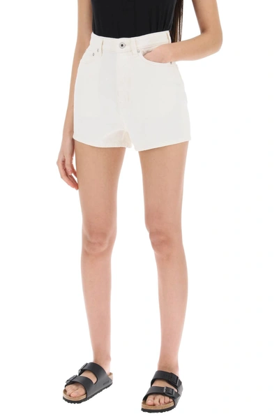 Kenzo Japanese Denim Shorts In White