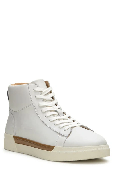 Vince Camuto Ranulf High Top Sneaker In Bianco/ Eclipse
