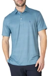 Tailorbyrd Geo Performance Polo In Fresh Mint