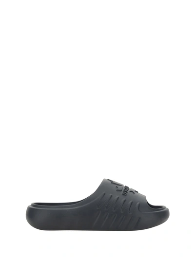 Dsquared2 Slide Shoes In Black