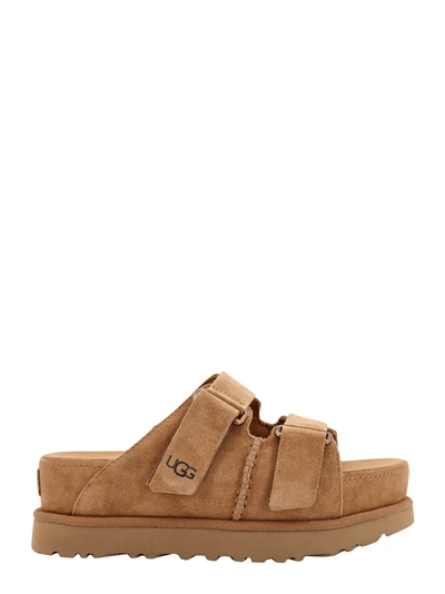 Ugg Suede Sandals In Brown