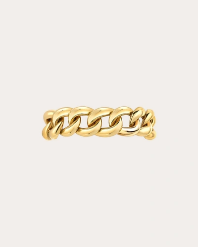 Zoe Lev Women's 14k Gold Cuban Link Ring