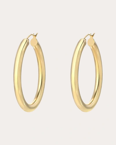 Zoe Lev Women's 14k Gold Medium Thick Hoop Earrings