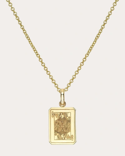 Zoe Lev Women's 14k Gold Queen Of Hearts Pendant Necklace